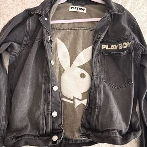 PLAYBOY Charcoal Denim Jacket